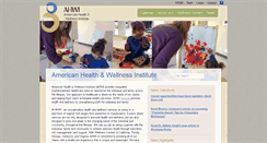 Desktop Screenshot of ahwinstitute.com