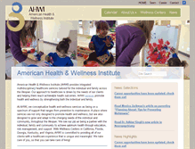 Tablet Screenshot of ahwinstitute.com